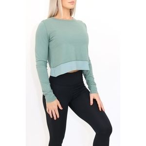{3/$25} HyprMV: Cross Back Long Sleeve Women’s Athletic Top